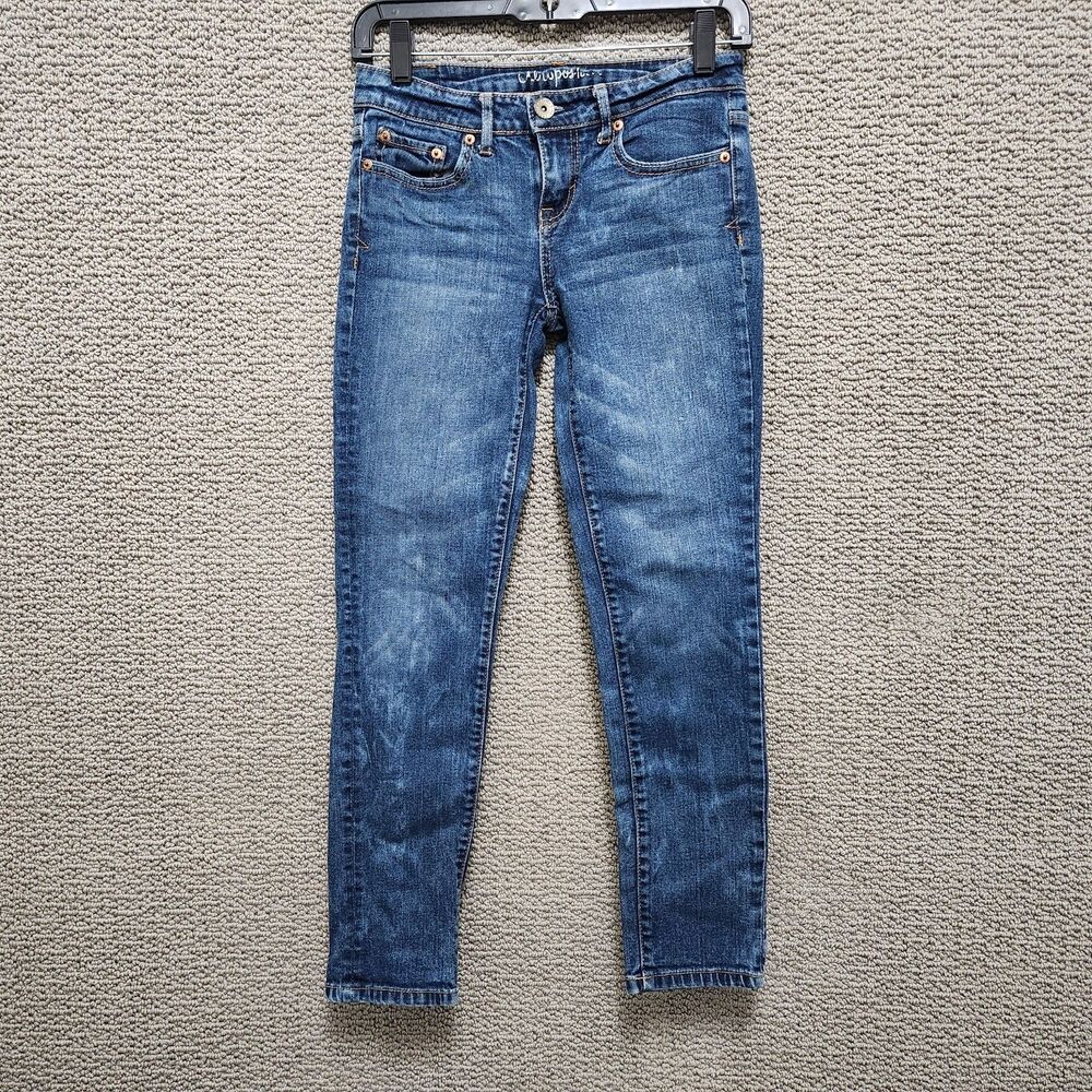 AÉROPOSTALE Bayla Skinny Crop Jeans Women’s Size 0 Blue Denim